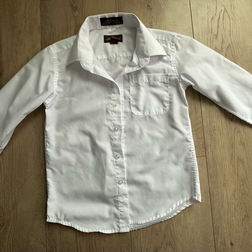 Alberto Danelli Boys Dress Shirt Size 6